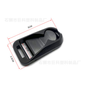 Correa de cámara negra con cuerda de tracción, hebilla desmontable de plástico con botón rojo para uso general - Product Image 4