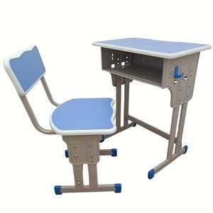 Bureau d'enseignant scolaire à <span class=keywords><strong>prix</strong></span> promotionnel, bureau et chaise d'université confortables pour étudiants avec tablette d'écriture - Product Image 3