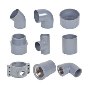 رخيصة مكوع Raccord <span class=keywords><strong>PVC</strong></span> أنبوب مبلمر كلوريد الفينيل غير الملدن تركيب <span class=keywords><strong>10</strong></span> بوصة 90 درجة الكوع تركيب الانابيب أسماء وأجزاء - Product Image 2