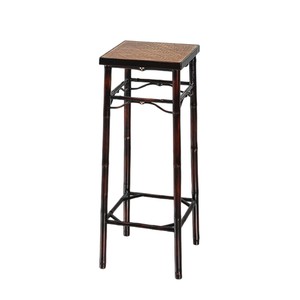 <b>Bamboo</b> Flower Stand Rectangular Lacquered Red <b>Bamboo</b> <b>Table</b> For Indoor Plant Display Storage Rack - Product Image 5