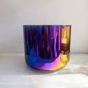 Cuencos de Cristal de Cuarzo Transparentes Personalizados para Sanación con Sonido, Cuencos Cantores Transparentes - Product Image 3