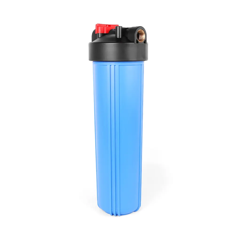 MSQ PP+Brass Whole House Water Purification Big Blue 20 Inch Filter Sediment Filter Water Cartridge Bottle