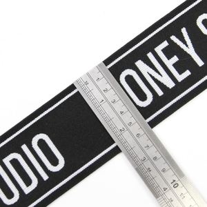 Sangle élastique en polyester avec logo de marque imprimé sur mesure pour vêtements et maillots de bain - Product Image 6