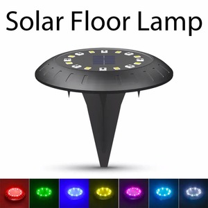 Lampe solaire LED RGB 16 LED pour pelouse et jardin, éclairage nocturne encastré, étanche, pour allée extérieure, sol, sous terre - Product Image 3