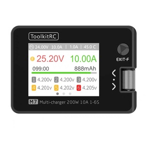 ToolkitRC M7 200W 10A DC Balance Ladegerät Entlader Spannung Servo Checker Signal <span class=keywords><strong>tester</strong></span> für 1-6S Lipo Batterie Drohnen Zubehör - Product Image 5