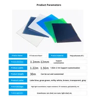 Plaque de toiture en polycarbonate solide transparent en plastique PC de 3 mm 4 mm 6 mm 8 mm 10 mm anti-UV