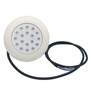 9W 18W Led ไฟสระว่ายน้ำกันซึมใยแก้วนำแสงแสงการควบคุมระยะไกล