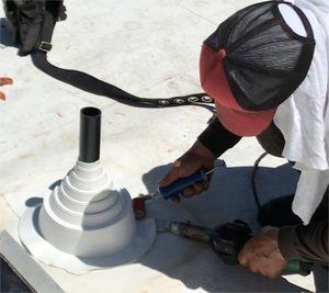 Çin'in özel üreticisi esnek Tpo veya <span class=keywords><strong>Pvc</strong></span> 1 "6" boru yanıp sönen botlar Shingle çatı için - Product Image 4