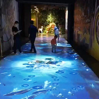 Projecteur immersif de haute technologie, équipement publicitaire de Projection de sol interactif