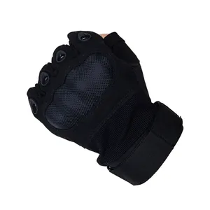 Top Qualité Gants Tactiques Dur Knuckle Sans Doigts Demi Doigt En Plein Air Vélo Moto Personnaliser Logo En Gros - Product Image 1