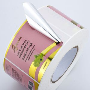 ฉลากแชมพูและครีมนวดผม Byenblan Laloline Amla Strengthening ขนาด 8 ออนซ์ 250 มล. กาวกันน้ำ รูปทรงสี่เหลี่ยมผืนผ้า วัสดุ PET แบบม้วน - Product Image 5