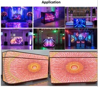 Écran LED P2.6 P2.9 pour cabine DJ, mur vidéo LED couleur haute fréquence de rafraîchissement pour scène, boîte de nuit, bar, discothèque, événement