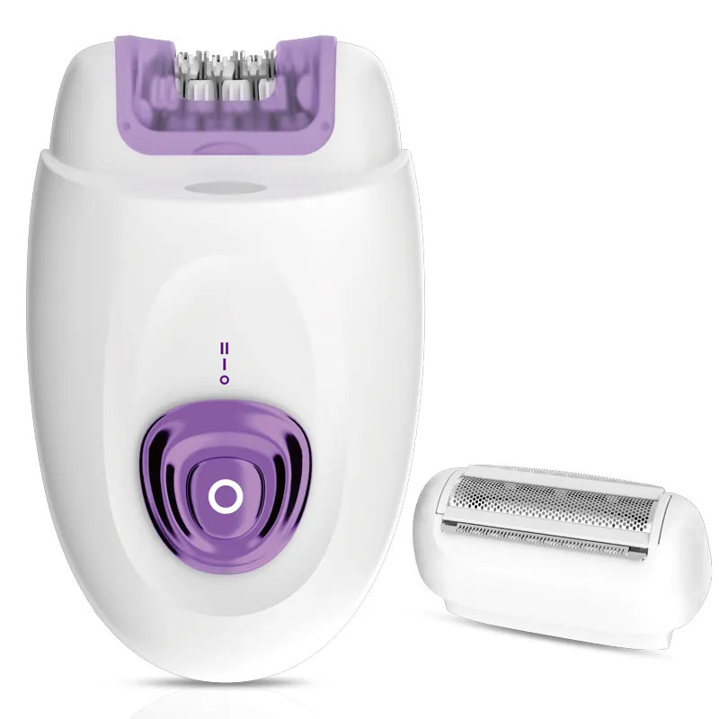 2-in-1 Typ-C wiederaufladbare Haarentfernungsmaschine Haar-Epilator professioneller Lady-Raver-Epilator für Frauen