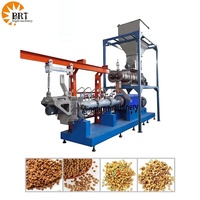 Ligne de production d'extrusion automatique à double vis pour aliments pour animaux de compagnie (chiens et chats), machine de fabrication de croquettes pour chiens