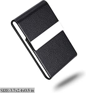 Pour <span class=keywords><strong>Amazon</strong></span> vente chaude grande quantité affaires <span class=keywords><strong>porte</strong></span>-cartes en métal Logo personnalisé Promotion cadeau nom <span class=keywords><strong>porte</strong></span>-<span class=keywords><strong>carte</strong></span> pour hommes en PU - Product Image 3