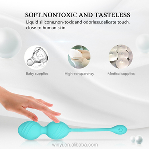 Juguete sexual de silicona líquida para mujer, recargable Ipx7, impermeable, vibrador, <span class=keywords><strong>Kegel</strong></span>, dispositivo de ejercicio - Product Image 3