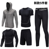 Free Match Style 5 pièces collants de gymnastique de compression vêtements de sport pour hommes vêtements de fitness uniforme de sport