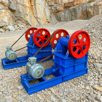 Usine de traitement d'or à petite échelle en Tanzanie, capacité de 2-5 tonnes par heure, concasseur à mâchoires de petite capacité PE200*300