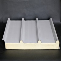 Panneau sandwich en polyuréthane PIR/PUR 50mm 60mm pour chambre froide Fruits Légumes Stockage Isolation Panneau mural et toit