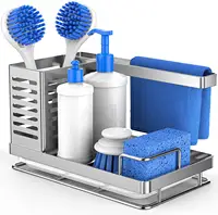 Подставка для мыла и губки на кухне или в ванной комнате - Standing Stainless Steel Sink Caddy