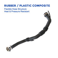 144600400R HUAPENG Tuyau de suralimentation d'air intercooler turbo Renault Megane III Scenic III Fluence 1.5 DCi Caoutchouc/Plastique Composite