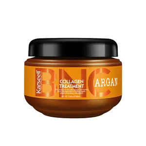 Masque capillaire Marque privée Huile d'argan Salon Soins des cheveux Masque capillaire nourrissant à la kératine