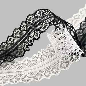 Garment Processing Accessories High Quality Luxury Waterproof Coated Polyester Printed Lace Flat Wide Braided Home Textile - Product Image 5