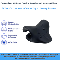 ProCircle C-Shaped 100% Polyuréthane Personnalisable, Traction cervicale pour le soulagement de la tension musculaire, Correcteur de cyphose cervicale, Oreiller cervical