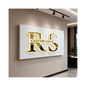 Enseigne de magasin LED extérieure, signalétique en acrylique 3D, lettres lumineuses LED, enseigne personnalisée pour logo de marque d'entreprise, enseigne de magasin, enseigne commerciale - Product Image 4