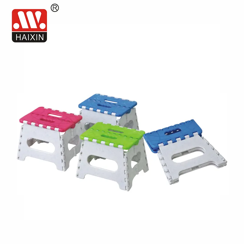 Hot Sale Foldable Lightweight Sturdy Plastic Folding Step Stool for Kitchen Bathroom Bedroom Kids or Adults