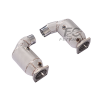 Tubería de Escape de Alto Flujo de Acero Inoxidable T304 de 200 Celdas para Porsche 991.2 3.0T 2016-2017, Tubo de Escape para Mejora de Potencia del Motor