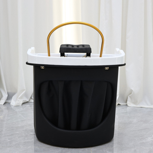 Bac à shampoing portable en acrylique épaissi pour salon de coiffure moderne, lavabo de spa, bassin de thérapie capillaire amovible, hauteur réglable, hôtel - Product Image 3