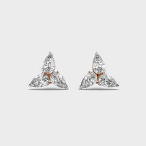 Meilleur élégant coupe Solitaire or massif Moissanite diamant fiançailles mariage charme boucle d'oreille moulinet poire Moissanite boucles d'oreilles - Product Image 3