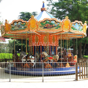 <span class=keywords><strong>Prix</strong></span> d'usine 24 places Carrousel Horse, un grand manège pour enfants et adultes pour les affaires de carnaval et de parc d'attractions - Product Image 1