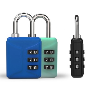 Sécurité étanche sécurité 3 chiffres combinaison mot de passe <span class=keywords><strong>Code</strong></span> <span class=keywords><strong>cadenas</strong></span> pour voyage en plein air bagages sac à dos Gym <span class=keywords><strong>cadenas</strong></span> - Product Image 1