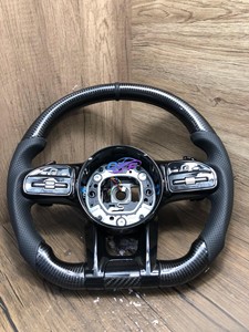 Volant en cuir pour <span class=keywords><strong>Mercedes</strong></span>-Benz W205, compatible avec les modèles W212, W463, W222, C180, C200, C250, C300, C43/C63 <span class=keywords><strong>AMG</strong></span> - Product Image 6