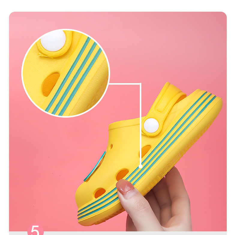 Summer Cartoon Clogs Shoes Garden Beach Slippers Sandals Non-Slip Clog for Kids