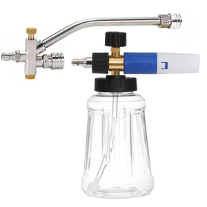 Sulai Machinery High Pressure <b>Washer</b> Foam Gun Stainless Steel 2 In 1 Nozzle With Quick Connect For Car Cleaning Degreasing - Product Image 5