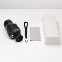 Télescope monoculaire portable 2024 T-10x40 étanche 10X40 pour extérieur, vision nocturne faible luminosité, avec fonction d'éclairage 1000m