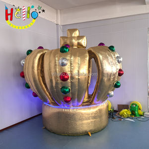 Modèle de couronne d'empereur romain gonflable personnalisé et luxueux, activité publicitaire, ballon de couronne gonflable - Product Image 3