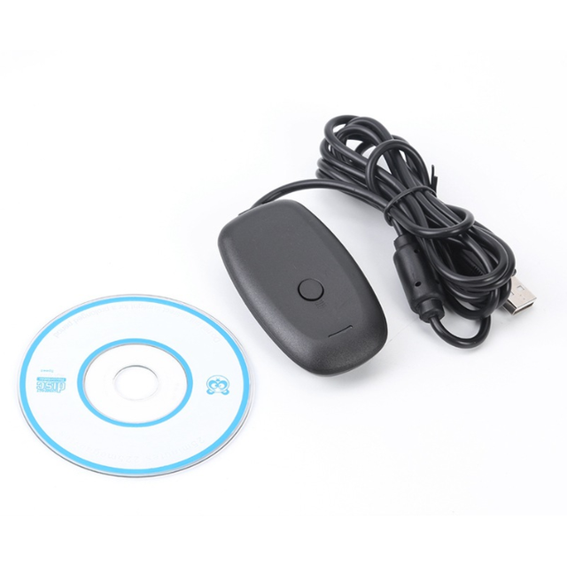Black/White PC Wireless Controller Gaming USB Receiver Adapter for Microsoft XBOX 360 for Windows XP/7/8/10