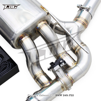 Válvula de Escape Catback de Lujo Personalizada Boska para 240i F22 3.0T 2019-2024, Silenciador de Acero Inoxidable Pulido de 1.5mm de Grosor, 3 Años de Garantía In Situ
