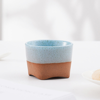 Usine personnalisé personnalisé couleur tasses à thé 75ml en céramique mat mouchetures tasse à café à la main ensemble de tasses à thé