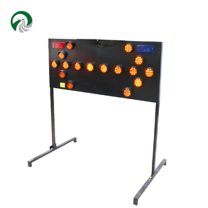 Xzl năng lượng mặt trời dẫn đăng ký ban đêm đường xây dựng cảnh báo dấu hiệu an toàn giao thông nhấp nháy trái và phải mũi tên chỉ số dấu hiệu - Product Image 1