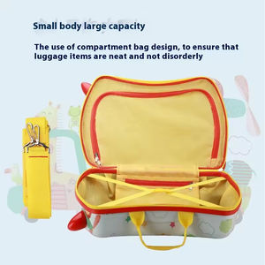 Caja de equitación para niños de dibujos animados multifuncional, equipaje resistente, <span class=keywords><strong>Maleta</strong></span> giratoria de rueda Universal con diseño de moda, regalo para bebé - Product Image 3