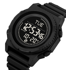 SKMEI 2626 <span class=keywords><strong>montre</strong></span> boussole pour hommes affichage LED podomètre chronomètre résistant à l'eau <span class=keywords><strong>montre</strong></span> de Sport numérique avec 3 alarmes - Product Image 3