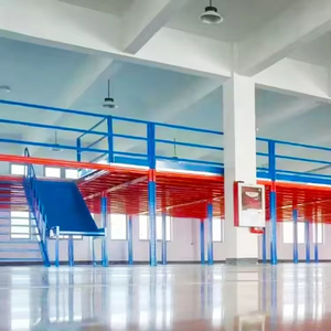 Étagères en acier robustes populaires pour entrepôt, avec plancher en mezzanine, système de rayonnage boulonné et échelle inclinée - Product Image 4