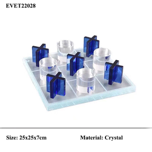 Evelyn Bàn Cờ Bàn Cờ Bàn Cờ Trang Trí Nhà Sáng Tạo Sang Trọng Quà Tặng Tiệc Khách Sạn Trưng Bày Đồ Trang Trí Thủ Công Pha Lê - Product Image 5