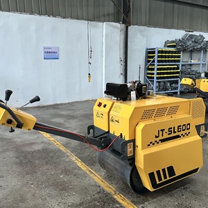Rodillo Compactador Vibratorio de Doble Tambor <span class=keywords><strong>SL</strong></span> Mini de 1 y 2 Toneladas, Precio de Fábrica, para Compactación de Asfalto y Suelo, Rodillo Autopropulsado - Product Image 4