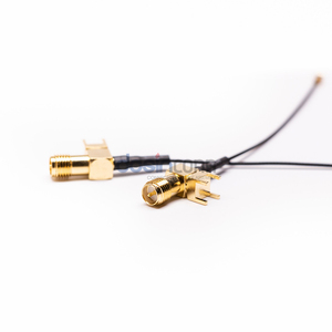 Cavo SMA (angolo retto) a U.FL con connettore RF ad angolo retto RP-SMA femmina DIP per montaggio su PCB - Product Image 6